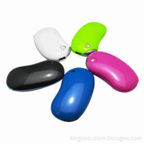 4,400mAh Power Banks with 5V/1.2A Output, Lithium Battery, 108 x 55 x 29mm, Different Colors